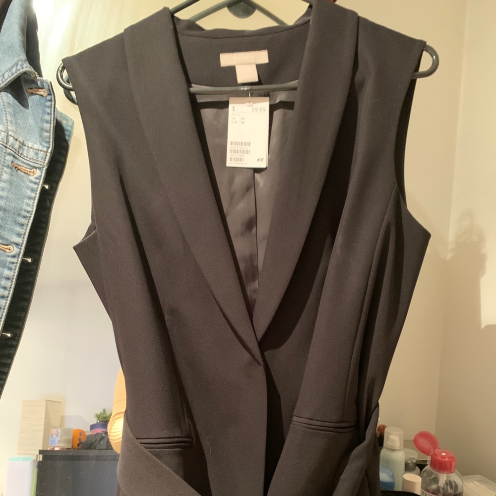 Size 10 Black H&M Business Casual Vest
